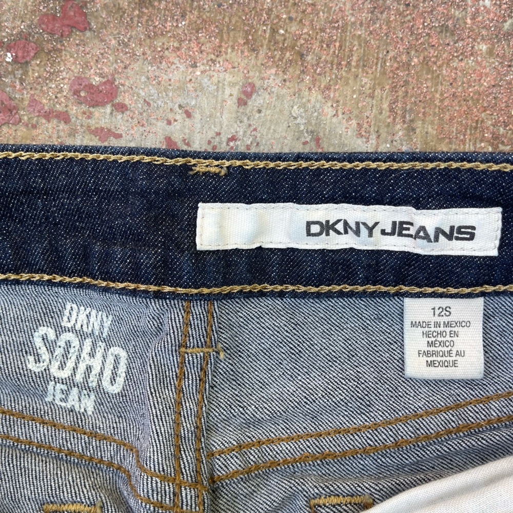 Bundle 3 for $20 🖤 DKNY jeans Dark Blue 12S - Picture 2 of 5